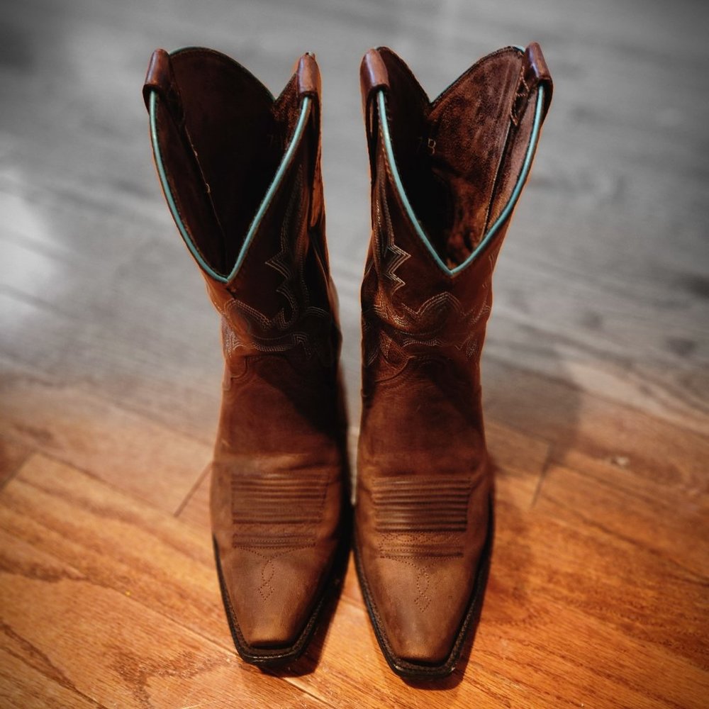 Ariat Brown Cowgirl Boots 7.5